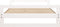 vidaXL - Hondenmand - 105,5x75,5x28 - cm - massief - grenenhout - wit