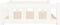 vidaXL - Hondenmand - 105,5x75,5x28 - cm - massief - grenenhout - wit