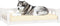 vidaXL - Hondenmand - 105,5x75,5x28 - cm - massief - grenenhout - wit
