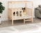 vidaXL - Hondenmand - 105,5x83,5x100 - cm - massief - grenenhout
