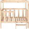 vidaXL - Hondenmand - 105,5x83,5x100 - cm - massief - grenenhout