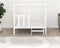 vidaXL - Hondenmand - 105,5x83,5x100 - cm - massief - grenenhout - wit