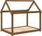 vidaXL - Hondenmand - 111x80x100 - cm - massief - grenenhout - honingbruin