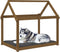 vidaXL - Hondenmand - 111x80x100 - cm - massief - grenenhout - honingbruin