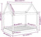 vidaXL - Hondenmand - 111x80x100 - cm - massief - grenenhout - honingbruin