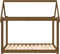 vidaXL - Hondenmand - 111x80x100 - cm - massief - grenenhout - honingbruin