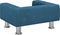 vidaXL - Hondenmand - 50x40x26,5 - cm - fluweel - blauw