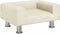 vidaXL - Hondenmand - 50x40x26,5 - cm - fluweel - crèmekleurig