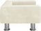 vidaXL - Hondenmand - 50x40x26,5 - cm - fluweel - crèmekleurig