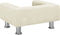vidaXL - Hondenmand - 50x40x26,5 - cm - fluweel - crèmekleurig