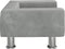 vidaXL - Hondenmand - 50x40x26,5 - cm - fluweel - lichtgrijs