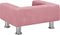 vidaXL - Hondenmand - 50x40x26,5 - cm - fluweel - roze