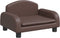vidaXL - Hondenmand - 50x40x30 - cm - kunstleer - bruin