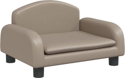 vidaXL - Hondenmand - 50x40x30 - cm - kunstleer - cappuccinokleurig
