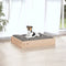 vidaXL - Hondenmand - 51,5x44x9 - cm - massief - grenenhout - grijs