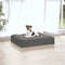vidaXL - Hondenmand - 51,5x44x9 - cm - massief - grenenhout - grijs