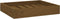 vidaXL - Hondenmand - 51,5x44x9 - cm - massief - grenenhout - honingbruin