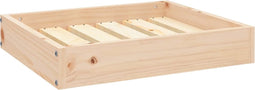 vidaXL - Hondenmand - 51,5x44x9 - cm - massief - grenenhout