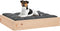 vidaXL - Hondenmand - 51,5x44x9 - cm - massief - grenenhout - honingbruin