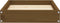 vidaXL - Hondenmand - 51,5x44x9 - cm - massief - grenenhout - honingbruin