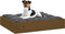 vidaXL - Hondenmand - 51,5x44x9 - cm - massief - grenenhout - honingbruin
