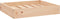 vidaXL - Hondenmand - 51,5x44x9 - cm - massief - grenenhout