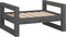 vidaXL - Hondenmand - 55,5x45,5x28 - cm - massief - grenenhout - grijs