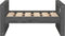 vidaXL - Hondenmand - 55,5x45,5x28 - cm - massief - grenenhout - grijs