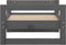 vidaXL - Hondenmand - 55,5x45,5x28 - cm - massief - grenenhout - grijs
