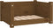 vidaXL - Hondenmand - 55,5x45,5x28 - cm - massief - grenenhout - honingbruin