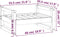 vidaXL - Hondenmand - 55,5x45,5x28 - cm - massief - grenenhout - honingbruin