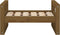 vidaXL - Hondenmand - 55,5x45,5x28 - cm - massief - grenenhout - honingbruin