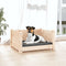 vidaXL - Hondenmand - 55,5x45,5x28 - cm - massief - grenenhout
