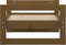 vidaXL - Hondenmand - 55,5x45,5x28 - cm - massief - grenenhout - honingbruin