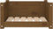 vidaXL - Hondenmand - 55,5x45,5x28 - cm - massief - grenenhout - honingbruin