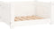 vidaXL - Hondenmand - 55,5x45,5x28 - cm - massief - grenenhout - wit