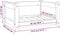 vidaXL - Hondenmand - 55,5x45,5x28 - cm - massief - grenenhout - wit