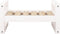 vidaXL - Hondenmand - 55,5x45,5x28 - cm - massief - grenenhout - wit