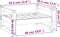 vidaXL - Hondenmand - 55,5x45,5x28 - cm - massief - grenenhout - zwart