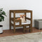vidaXL - Hondenmand - 55,5x53,5x60 - cm - massief - grenenhout - honingbruin