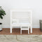 vidaXL - Hondenmand - 55,5x53,5x60 - cm - massief - grenenhout - wit
