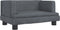 vidaXL - Hondenmand - 60x40x30 - cm - fluweel - donkergrijs