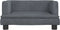 vidaXL - Hondenmand - 60x40x30 - cm - fluweel - donkergrijs