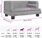 vidaXL - Hondenmand - 60x40x30 - cm - fluweel - lichtgrijs