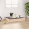 vidaXL - Hondenmand - 61,5x49x9 - cm - massief - grenenhout - grijs