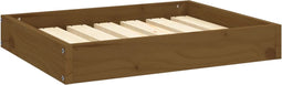 vidaXL - Hondenmand - 61,5x49x9 - cm - massief - grenenhout - honingbruin