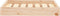vidaXL - Hondenmand - 61,5x49x9 - cm - massief - grenenhout - honingbruin