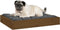 vidaXL - Hondenmand - 61,5x49x9 - cm - massief - grenenhout - honingbruin