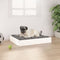 vidaXL - Hondenmand - 61,5x49x9 - cm - massief - grenenhout - wit