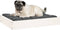 vidaXL - Hondenmand - 61,5x49x9 - cm - massief - grenenhout - wit